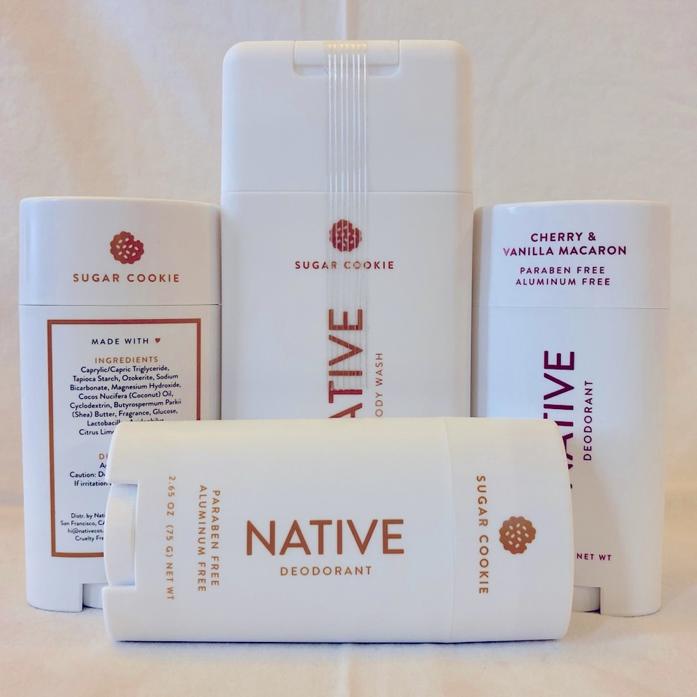 Native Seasonal Collection: 3 Deodorants & 1 Body Wash